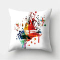Axyaa Musical Note Cushion Cover for Home Decor - 40/45/50cm Pillowcase for Living Room