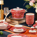Axya™ Luxury 70-Piece Bone Dinnerware & Chopsticks Set