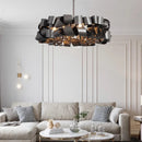 Axyaa Irregular Iron Chandelier Modern Light Luxury for Home Decoration