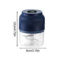Axyaa Electric Mini Garlic Chopper Stainless Steel Mincer Grinder for Kitchen