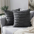 Axyaa Super Soft Cushion Cover for Living Room Decor - 45x45cm & 30x50cm