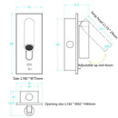 Axyaa 3W USB Wall Light, 350° Rotation, Hotel Bedroom Reading Sconce