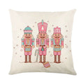 Christmas Party Pillowcase with Santa Claus & Snowman Print for Home Decoration by Axyaa.