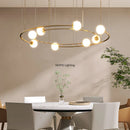 Axyaa Modern Ball Pendant Chandelier for Living Room, Dining Room, or Study Area