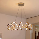Axyaa Modern Rose Gold Pendant Lamp Chandelier for Dining Room Lighting