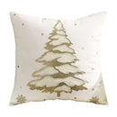 Axyaa Embroidered Snowflakes Christmas Cushion Cover
