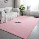 Pink Coral Velvet Carpet by Axyaa: Plush Living Room Rug for Home Decor and Kids Room