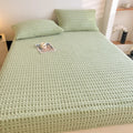 Axyaa Coral Velvet Fitted Sheet - Winter Warm Mattress Cover - Single/Queen/King Size