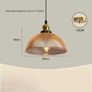 Axyaa Retro Glass Chandelier for Dining Desk, Bar, and Shop Décor