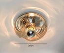 Axyaa Handblown Wave Glass Shade Wall Sconce for Home Decor Fixtures
