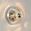 Axyaa Handblown Wave Glass Shade Wall Sconce for Home Decor Fixtures