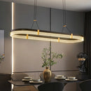 Axyaa Acrylic LED Pendant Lights for Dining Table Chandeliers
