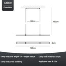 Axyaa Modern Minimalist LED Pendant Light for Living Room, Restaurant, and Bar