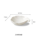 Axyaa Shell Ceramic Seasoning Sushi Plate Set