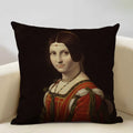 Axyaa Four Seasons Famous Paintings Decorative Pillow Case 45x45cm for Living Room