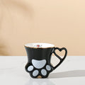 Axyaa Ceramic Cat Scratch Paw Cup - 300ml High Appearance Level Teacup Pair