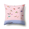 Axyaa Cartoon Abstract Scene Cushion Cover 45x45cm