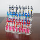 Acrylic Pen Holder Makeup Brush Display Organizer by Axyaa