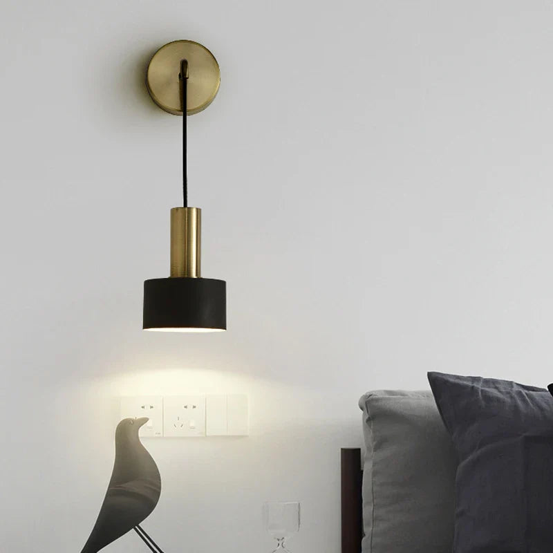 Nordic Wall Lamp Bedroom Bedside Sconce Axyaa Lighting