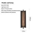 Axyaa Bronze Wall Sconce for Living Room Hotel Art Decor Hallway Night Lighting