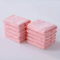Axyaa Coral Fleece Adult Square Towel Set