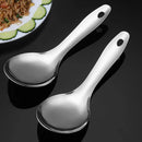 Axyaa Stainless Steel Rice Spoon Public Spoon Vegetable Spoon Kitchen Utensils