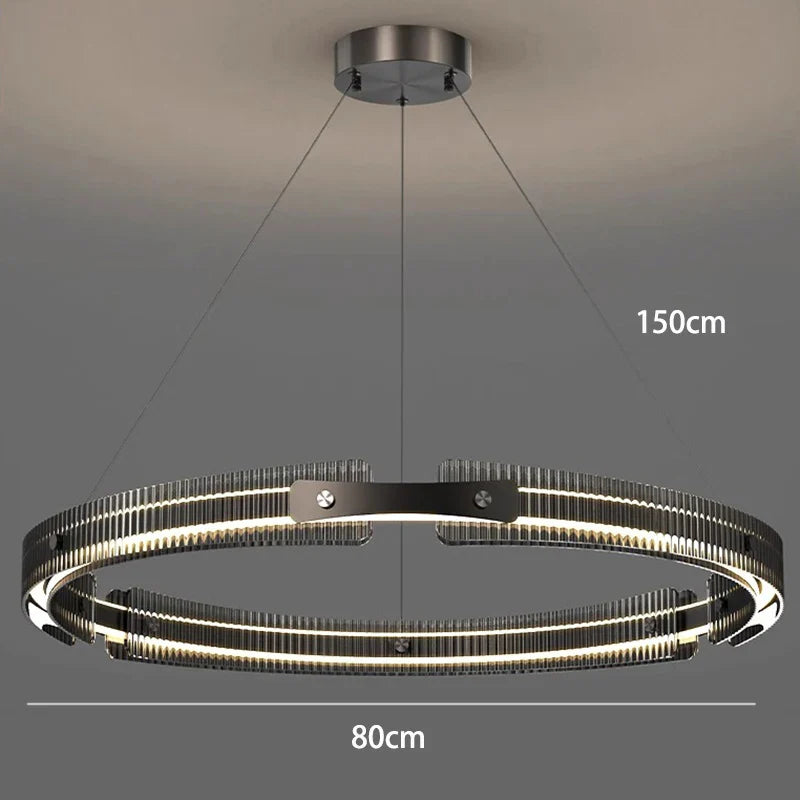 Modern Nordic Dining Room Pendant Light Chandelier by Axyaa