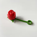 Axyaa Rose Silicone Straw Caps for 40oz Tumbler Cups - Kawaii Flower Topper