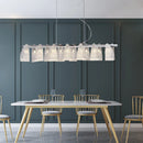 Luxe Glass Pendant Lamps by Axyaa: Modern Minimalist Charm for Living, Dining, Bedroom Chandelier.