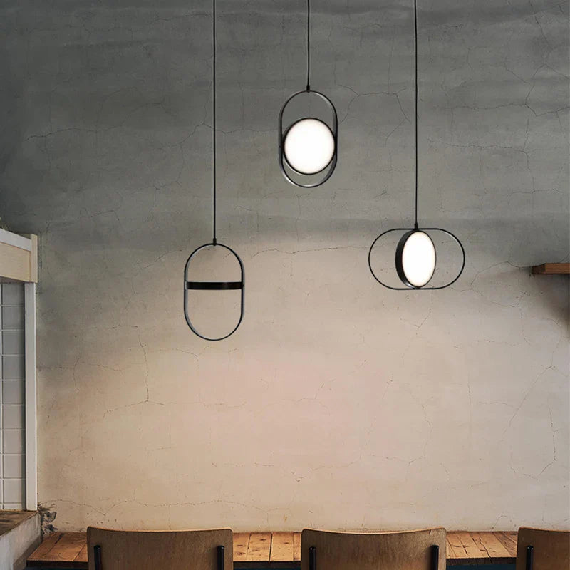 Axyaa Rotatable LED Pendant Light for Nordic Modern Decor in Bedroom and Living Room