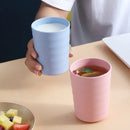 Axyaa Wheat Straw Coffee Cup High Temp Resistant Tea Milk Mug Reusable Portable Mug