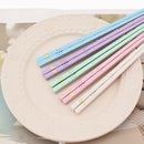 Axyaa Retro Carving Chopsticks Set with Storage Box - 5 Pairs