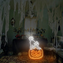 Axyaa Halloween Pumpkin LED Neon Lights for Wall Decor, Party, Bedroom, Stores