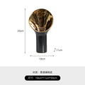Axyaa Golden Trumpet Ceramic Flower Vase for Home Decoration and Flower Arrangement