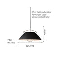Axyaa Designer Monochrome Metal Pendant Light E27 Hanging Lamp