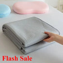 Axyaa Class A Waffle Silk Blanket: Double-sided Cool Summer Quilt