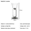 Axyaa Clear Glass Minimalist Floor Lamp for Modern Living Room Bedroom Decorating