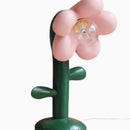 Axyaa Silica Gel Flower Floor Lamp Cartoon Nightlight for Home Decor