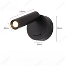 Axyaa Adjustable LED Reading Wall Lamp for Hotel Room, Bedroom, and Bedside