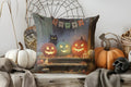 Axyaa Halloween Patchwork Pillow Cover - Sofa, Bedroom, Car Decor
