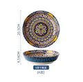 Axyaa Bohemian Retro Ceramic Tableware Set for Serving and Dining