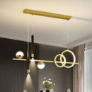 Axyaa Modern Minimalist LED Pendant Lights Remote Control Chandelier