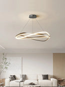 Axyaa Modern Chandelier Ring Light for Living Room Master Bedroom