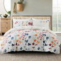 Leaf Plant Duvet Set, Boho Quilt Cover, Home Bedding by Axyaa