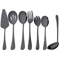 Axyaa 7-Piece Serving Utensils Cutlery Set for Buffet Catering Dinnerware