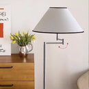 Axyaa Adjustable Iron Art Fabric LED Floor Lamp for Modern Nordic Minimalist Home Decor
