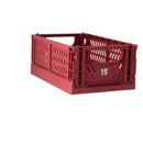 Axyaa Foldable Plastic Storage Basket for Stationery, Cosmetics, Toys & Makeup