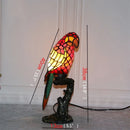 Axyaa Tiffany Parrot LED Glass Table Light - Creative Home Decor