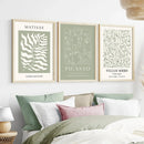 Bohemian Abstract Geometric Portrait Canvas Set by Axyaa