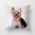 Axyaa Cute Dog Print Pillow Case for Bedroom Sofa Car Decor